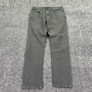 Proof Pants Mens 32x30 Gray Slim Pockets Casual City Outdoor Workwear Button
